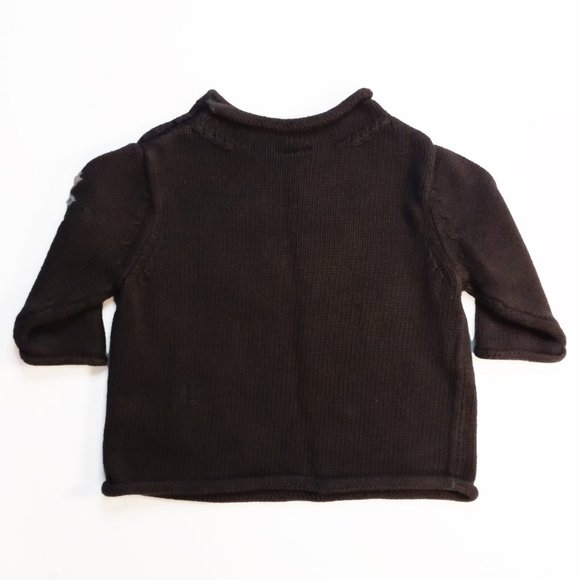 BabyGAP Dark Gray Knit Sweater With Whale Detail US 3-6M - Picture 2 of 7